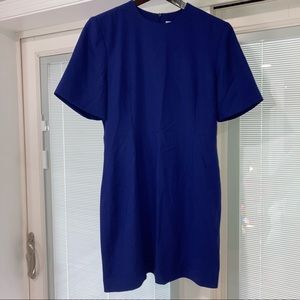 Vintage Kasper ASL Blue Short Sleeve Dress 6P